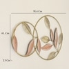 W-Nova Abstract Metal Wall Decor in Multicolor Set of 1