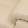 Trissino 3 Seater Leather Sofa in Cream Colour
