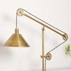 Holborn Classic Dome Swivel Arm Floor Lamp