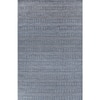 Jaipur Rugs Soft Geometric Grid Wool Viscose Dhurrie Rug Blue 6x9 ft