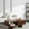 Chitrang Coffee Table In Tubbeco Teak Finish