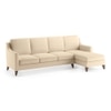 Abbey Sectional Sofa (Colour : Birch Beige, Cushion : Soft, Seater : Right Aligned 3 Seater + Right Aligned Chaise)