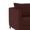 Florence Premium 3 Seater Fabric Sofa in Deep Crimson Velvet Colour