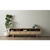 Scandinavian Forres TV Cabinet Natural Wood Finish