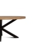 Xerone Solid Wood 6 Seater Dining Table in Limewash Finish