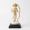 Devotional Eternal Shri Ram Statue in White and Gold Colour