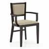 Aurelio Study Chair Without Headrest in Macadamia Brown Hopsack Weave Colour
