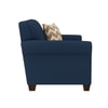 Sehran 1 Seater Sofa In Fabric Navy Blue Color