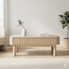 Scandinavian Ludlow Coffee Table Natural Wood Finish
