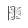 W-Banko Abstract Metal Wall Decor in Multicolor Set of 2
