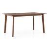 Augusta 6 Seater Dining Table In Dark Walnut Finish