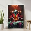 The Castle Decor Dark Villain Portrait Wall Art Framed Painting 20x30 Inch
