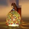 Devansh Solid Wood Electric Wall Light in Brown Colour with Multi Shade Count of 1 Light
