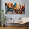The Castle Decor Multicolour Abstract Wall Art Set of 5 27x48 Inch (Style 1)