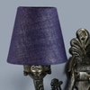 Devansh Metal Electric Wall Light in Antique Gold Colour with Blue Shade Count of 2 Lights