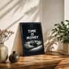 The Castle Decor Time Is Money Motivational Wall Art 8x12 Inch