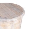 Metalsmith Mango Wood Side Table – White Finish