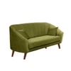 Nilo Velvet 3 Seater Sofa Mint Green  in Colour