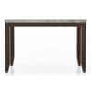 Matteo 4 Seater Dining Table Finish - Dark Walnut with set of 4 Diner Dining Chairs