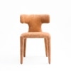 Driftwood Fabric Dining Chair in Camel Colour