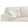 Asher Pull Out Sofa cum Bed in Cream Colour
