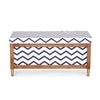 Harper Trunk Zig Zag Blue Stripes
