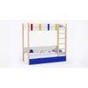 Pine Tree Bunk Bed with Drawer Storage
