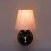 Devansh Metal Electric Wall Light in Antique Gold Colour with Grey Shade Count of 1 Light