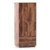 Zephyr Solid Wood 2 Door Wardrobe in Teak Finish