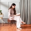 Axel Faux Leather Wooden bench stool for bedroom