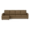 Apollo Sofa (Colour : Dune, Cushion : Hard, Back Type : High Back, Seating Capacity : Left Aligned 3 Seater + Left Aligned Chaise)