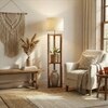 Triad Beige Jute Floor Lamp with Beige Jute Base