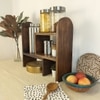 Helene Wooden Kitchen Countertop Organiser