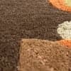 Jaipur Rugs Botanical Wool And Viscose 6x9 Feet Dark Brown And Indian Brown Hand Tufted Rug Carpet