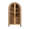 Linn Solid Wood Crockery Cabinet in Dark Finish