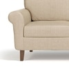 Oxford 2 Seater Fabric Sofa in Pearl Colour