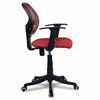 Jaazza Low Back Ergonomic Chair in Red Colour