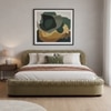 Casa Haven Relax King Size Bed in velvet With Engineered Hardwood Frame & Hydraulic Storage