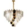 ALEXA 15 Light Modern Crystal Ceiling Chandelier