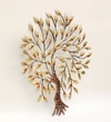 W-Peach Abstract Metal Wall Decor in Multicolor Set of 1