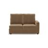 Apollo Compact Sofa (Colour : Fawn Velvet, Cushion : Soft, Back Type : High Back, Seating Capacity : Left Aligned 2 Seater + Left Aligned Chaise)