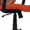 Zeeazyana High Back Ergonomic Chair in Orange Colour