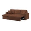 William  Pull Out Sofa cum Bed  in Brown Colour