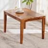 Mercury Solid Wood Dining Table in Honey