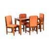 Oakmont Sheesham Wood Accent 4 Seater Dining Table Set