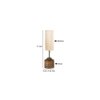 Parker Wood Table lamp with Bamboo Shade
