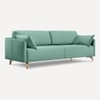 Roma Fabric Sofa (Light Green)