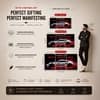 The Castle Decor Porsche GT3 RS Racing Car Wall Art Set of 3 8x12 Inch