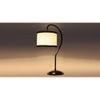 Multi cotton Curvy table lamp with Iron Base (SP07)