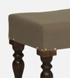 Laasya Sheesham Wood Upholstered Bench In Walnut Finish